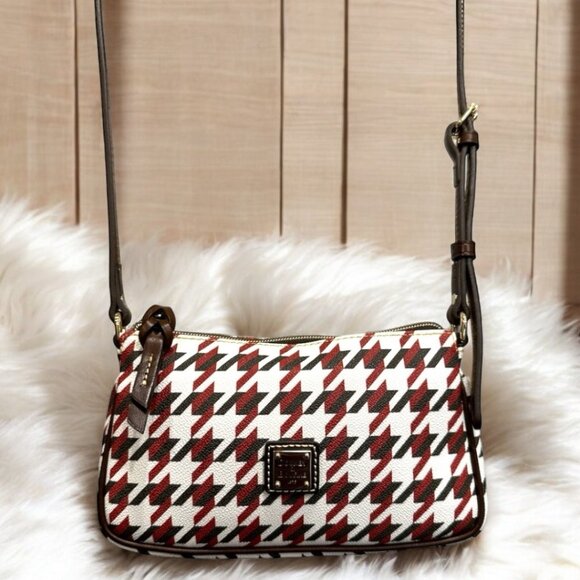 Dooney & Bourke Handbags - NWOT Dooney & Bourke Lexi Slim Brick Houndstooth Crossbody